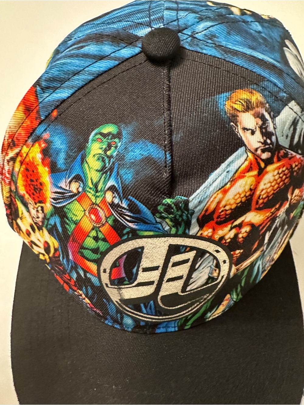 DC Comics Justice League Superhero Graphic Snapback Hat
